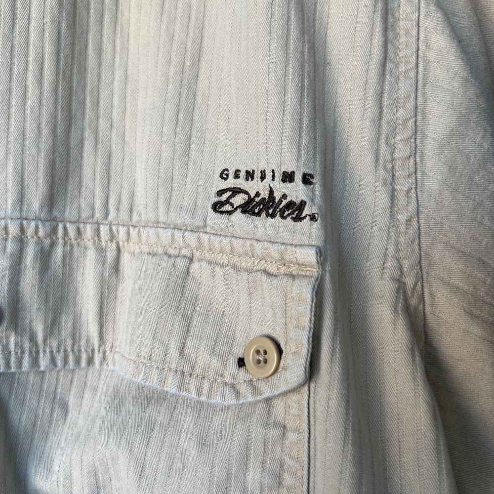 Genuine Dickies Mens Short Sleeve 3X Shirt Tan - Picture 6 of 6